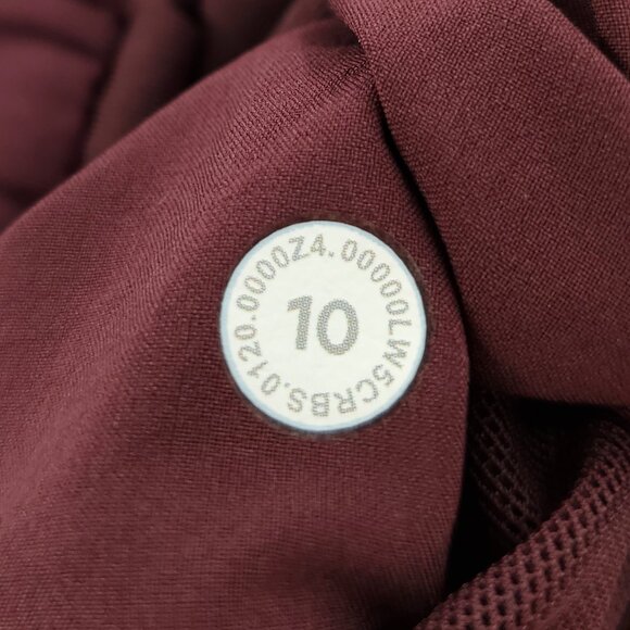 Lululemon Keep Moving Pant 10 Cassis Red - Picture 5 of 16